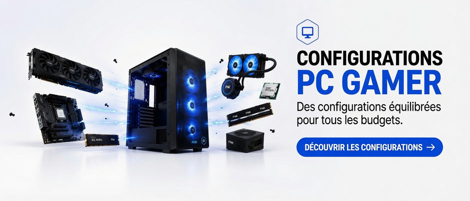 Configurations PC Gamer — des configurations équilibrées pour tous les budgets.