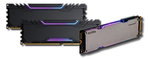 Barrettes de mémoire RAM et SSD NVMe